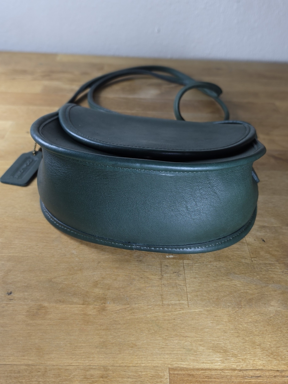 Vintage Coach Casey 9923 Bottle Green Leather Crossbody Pre-1994 USA - Picture 11 of 11